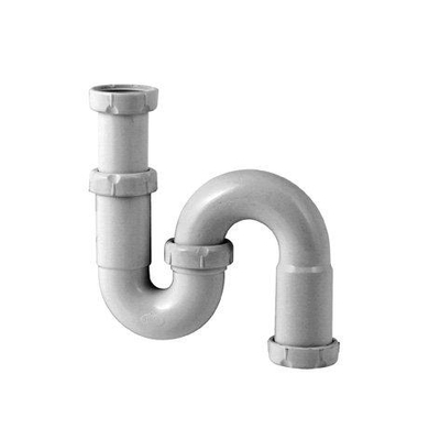 Wiesbaden Plumb Siphon S téléscopique 11/2"x40mm blanc