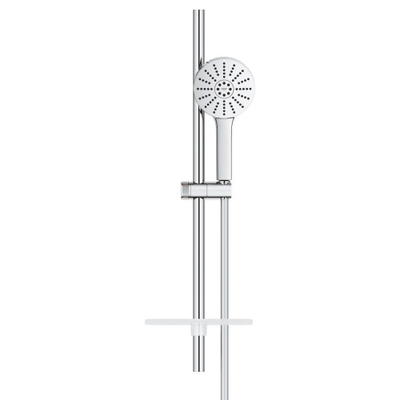 GROHE Vitalio Joy Ensemble barre de douche - 60cm - douchette ronde - 3 types de jets - chrome