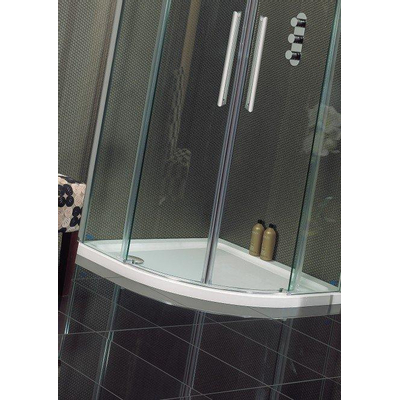 Crosswater Showertray receveur de douche - 90x90xcm - quart de rond - blanc