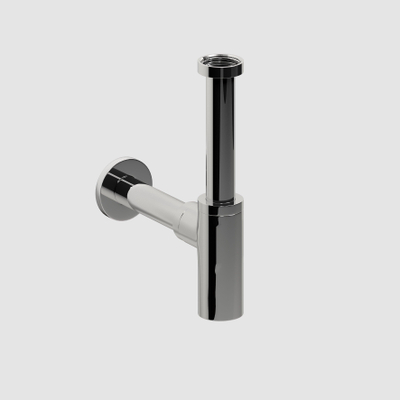 Clou InBe designsifon type 1 rond chroom