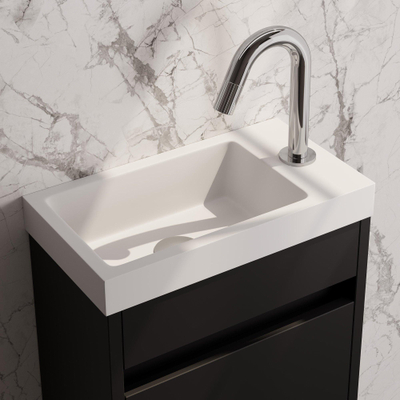 BRAUER Stripe Fonteinkraan - opbouw - gebogen uitloop - chroom