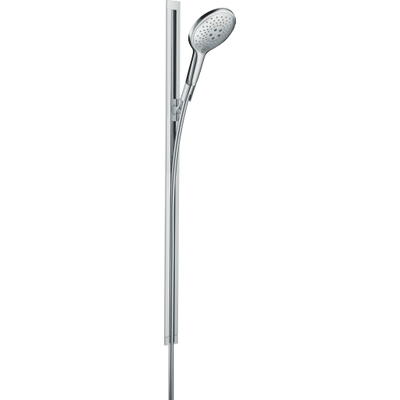 Hansgrohe Raindance select glijstangset 90 cm. wit-chroom