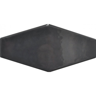 ÉCHANTILLON Terravito Bedoro carreau mural - 10x20cm - 8.5mm - Rectangle - Anthracite Brillant