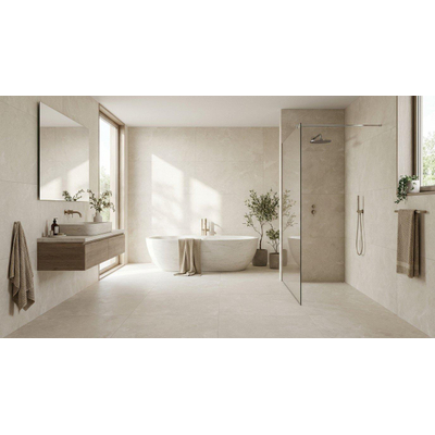 SAMPLE Terravito Bemico Keramische wand- en vloertegel - gerectificeerd - Ivory