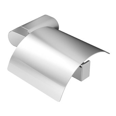 Geesa Wynk dérouleur de papier toilette droit avec clapet chrome