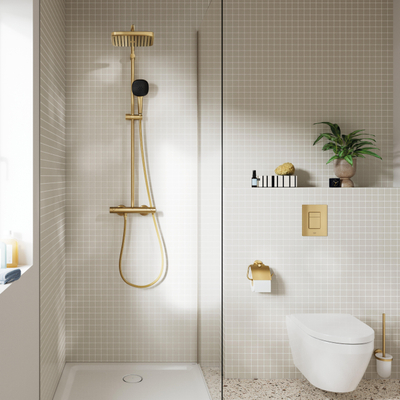 GROHE Vitalio Comfort douchette 110 - 3 jets - cool sunrise brossé (doré)