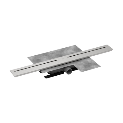 Easy Drain Pureflow Caniveau de douche - 100cm - dryphon - acier inoxydable brossé