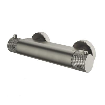 Hotbath Cobber X Thermostatische douchemengkraan - geborsteld nikkel (RVS)