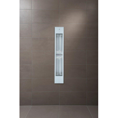 Sunshower Pure White XL Infrarouge Encastré - 19.9x123.8x10cm - corps entier - 1500W - blanc