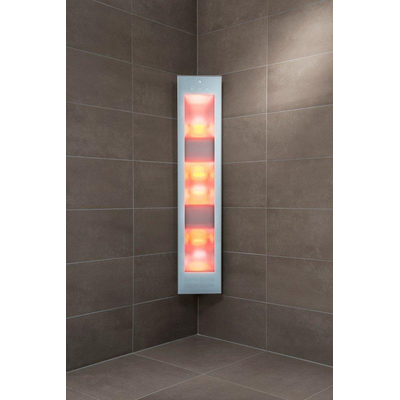 Sunshower Combi White UV- en infrarood opbouwapparaat 29x144x22.8cm full body 2000watt aluminium inclusief eindinstallatie en 5 jaar garantie