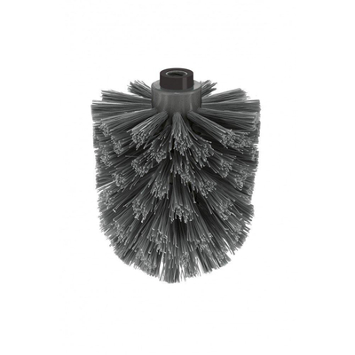 Zack Toiletborstel - 8.1cm - RVS - zwart