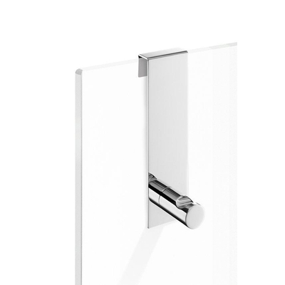 Zack SCALA Douchewandhaak - 14x6x4cm - enkel - hoogglans RVS