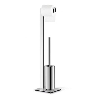 Zack LINEA Toiletbutler - 73x15x18cm - vrijstaand - hoogglans RVS