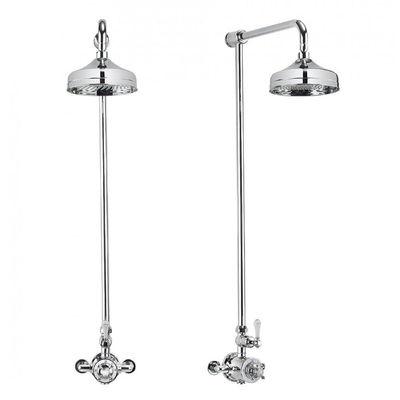Crosswater Belgravia Regendouche - met vaste - 20cm - hoofddouche - hoogglans chroom
