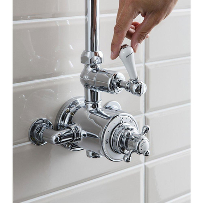 Crosswater Belgravia Regendouche - met vaste - 20cm - hoofddouche - hoogglans chroom