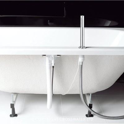 Crosswater MPRO Handdoucheset - voor badrand - chroom