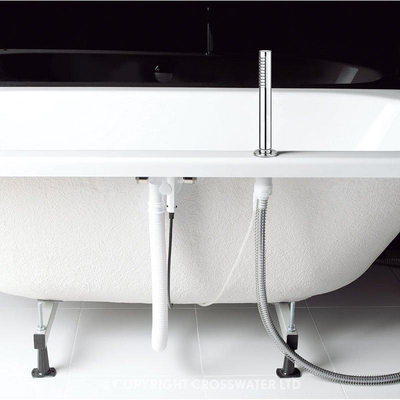 Crosswater MPRO Handdoucheset - voor badrand - hoogglans chroom