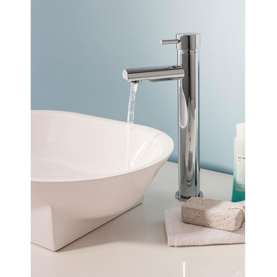 Crosswater Kai Lever Robinet de lavabo surélevé chrome