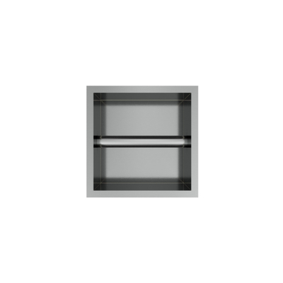 Hotbath &MORE Inbouw toiletrolhouder - 16x16x13cm - RVS 316