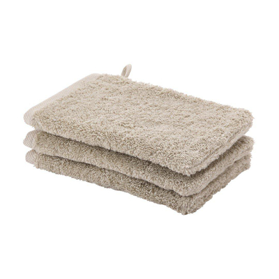 Aquanova London Gant de toilette - 16x22cm Lin beige à l'unité