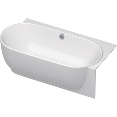 Duravit Luv Bad ovaal - 185x95cm hoek rechts - met paneel - mat wit