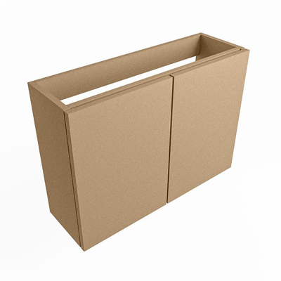 Mondiaz FOWY fonteinonderkast - 70x22x50cm - 2 deuren - push to open - softclose - Oro