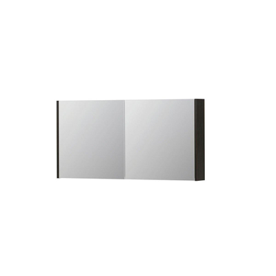INK SPK1 armoire de toilette – 120 x 60 x 14 cm – 2 portes, portes-miroir double face – Chêne Intens mat