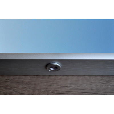 Sanicare Qmirrors LED Spiegel met Cool White Leds 85cm Sensor schakelaar 2 x verticale strook omlijsting chroom