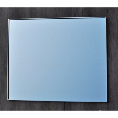 Sanicare qmirrors miroir avec cadre chrome 80x65x2cm