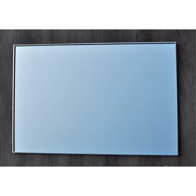 Sanicare qmirrors miroir avec cadre chrome 70x120x2cm