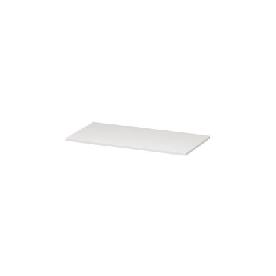 INK Topdeck Wastafelblad - 90x45x2cm - tbv onderkast - MDF lak - Mat wit