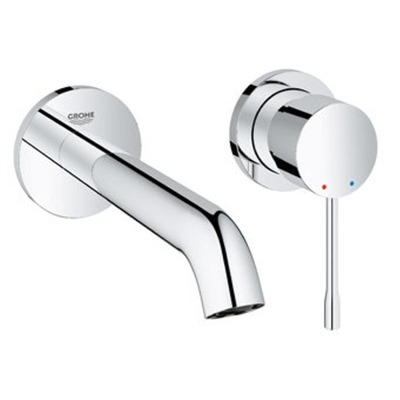 Grohe Essence New Partie de finition pour robinet encastrable 2 trous M-size avec bec 18.3cm Cool Sunrise brossé SECOND CHOIX