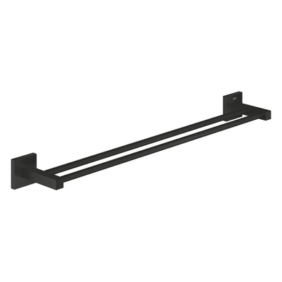 Grohe Start Cube QuickFix Handdoekhouder - 60cm - dubbel - matte black (mat zwart)