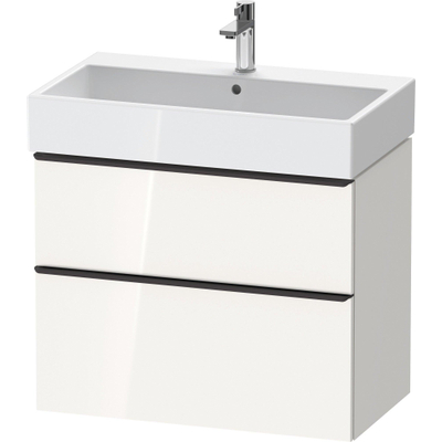 Duravit D-neo Meuble sous vasque 78.4x44.2x62.5cm 2 tiroirs Blanc haute brillance