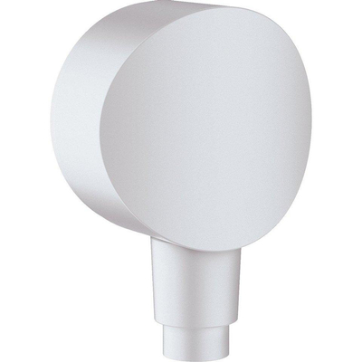 Hansgrohe DuoTurn S Support Ensemble de douche - partie encastrable - robinet - coude mural - douchette - flexible - barre avec curseur - Ecosmart - Blanc mat