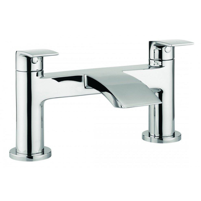 Crosswater Flow robinet de baignoire sur pied avec set de baignoire chrome