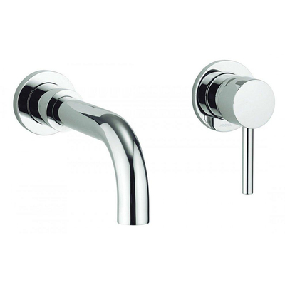 Crosswater Fusion Inbouw Wastafelkraan - inclusief inbouwdeel - hoogglans chroom