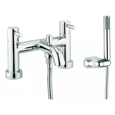 Crosswater Fusion mitigeur de baignoire sur pied avec ensemble de baignoire chrome