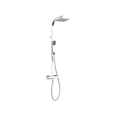 Crosswater Planet douche de tête thermostatique avec douchette chrome