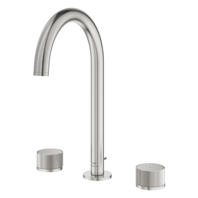 Grohe Atrio private collection wastafelkraan - L-size - 3gats - opbouw - supersteel