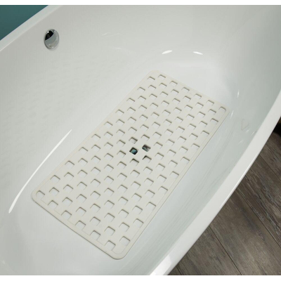 Sealskin Doby Tapis de sécurité 38x75 cm Caoutchouc Blanc