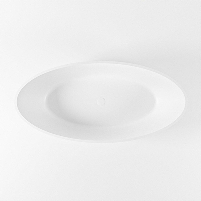 MONDIAZ HOLM Baignoire îlot - 180x85cm - talc