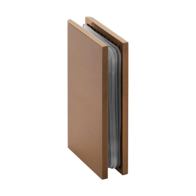 BRAUER Créer porte de douche 90x200cm 2 pièces sans cadre avec anti-calcaire et verre de sécurité 8mm cuivre