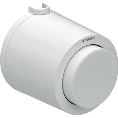 Geberit Type01 bedieningplaat met frontbediening voor toilet 9.5x9.5cm wit