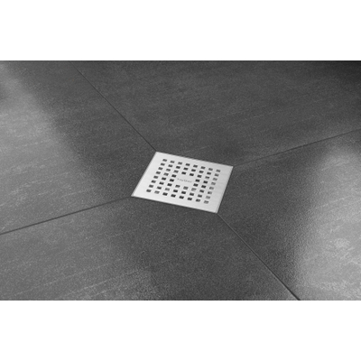 Easy Drain Aqua quattro siphon de sol ABS 15x15cm horizontal diamètre 5cm