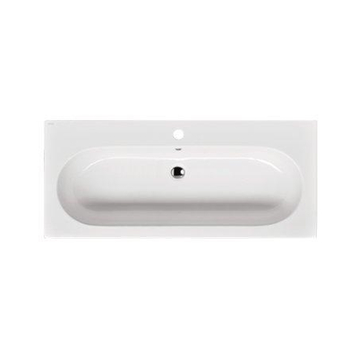 Saniclass Palermo lavabo pour meuble 100cm 1 lavabo 1 trou céramique blanc