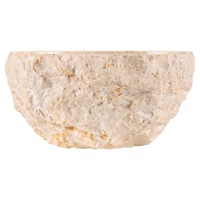 Differnz ASTI Vasque à poser - 38cm - pierre naturelle polie - beige