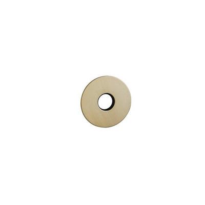 Fortifura Nebbio Regendoucheset - inbouwkraan - inbouwdeel - wandaansluitbocht - doucheslang glad - staafhanddouche - 35cm wandarm - 30cm ronde hoofddouche - PVD - geborsteld messing (goud)