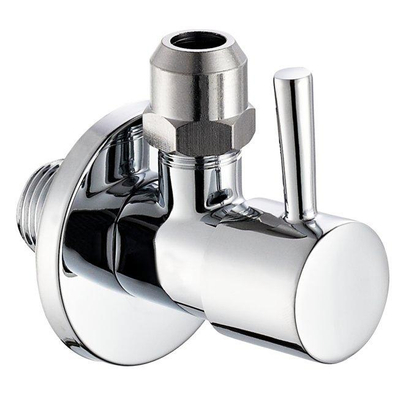 Plieger design robinet d'arrêt d'angle rond 1/2 tuyau x10mm chrome
