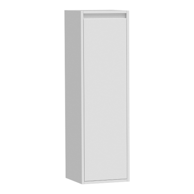 Saniclass New Future Badkamerkast - 120x35x35cm - 1 linksdraaiende deur - MDF - hoogglans wit